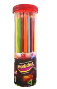 Lápices de Colores Vinci Vividel Triangulares 45P - ZK