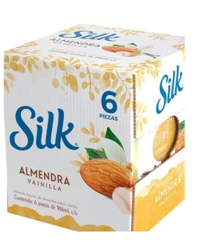 Bebida de Almendra Sabor Vainilla de Silk 6P/946M - KOZ
