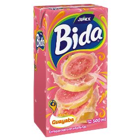 Caja jugo Bida sabor guayaba 500M/12P - SCG