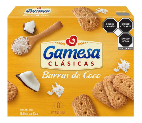 Caja barra sabor coco Gamesa 845G/9P