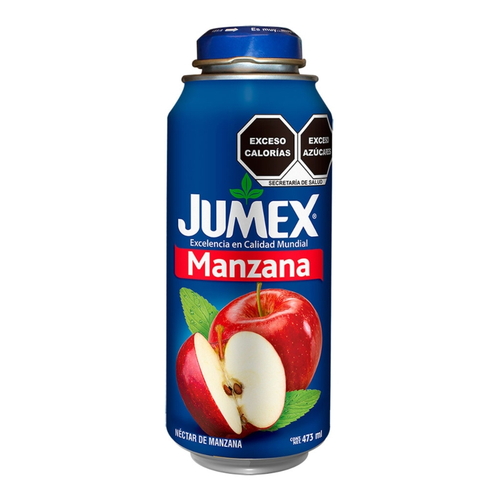 Caja Jugo Jumex Manzana Lata Botella 473M/12P