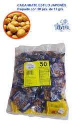 Caja cacahuate japonés El Tigre 15B/50S/13G - SCG