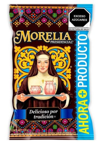Caja chocolate en polvo Morelia Presidencial 357G/24P