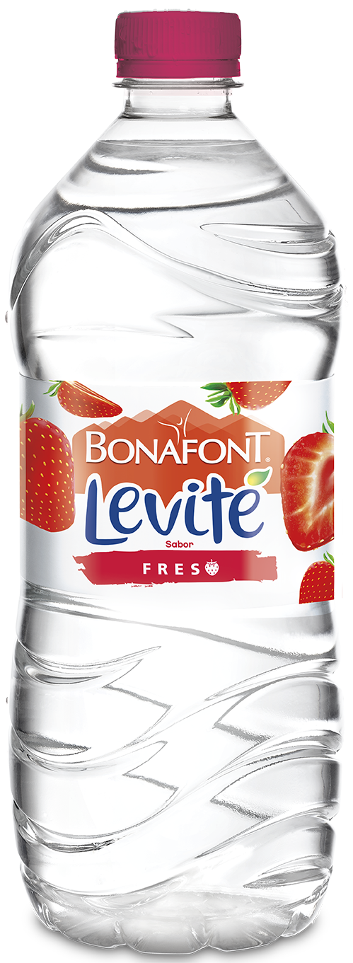 Caja bebida Bonafont Levite sabor fresa 1L/6P