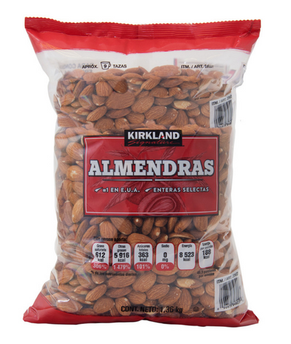 Kirkland Signature almendras enteras 1.36K - KOZ