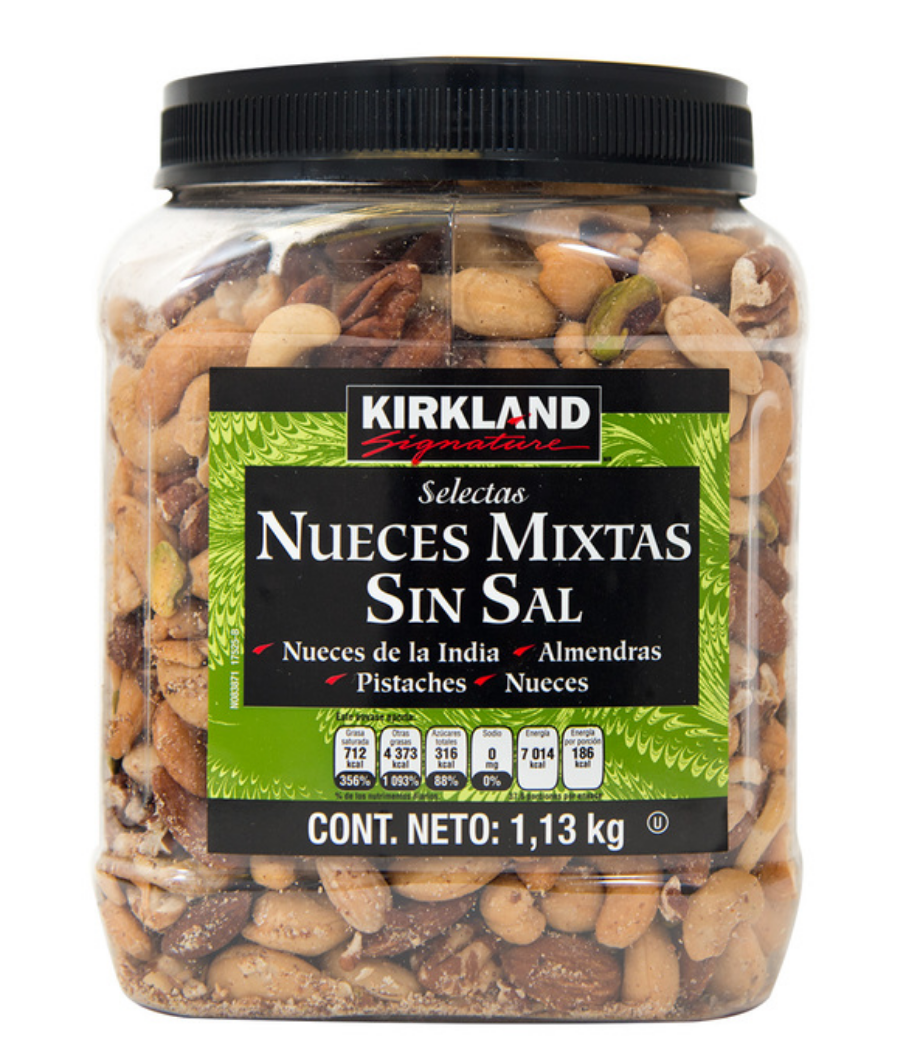 Kirkland Signature nueces mixtas sin sal 1.13K - KOZ