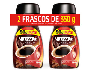 Café clásico soluble Nescafe 2P/350G - KOZ