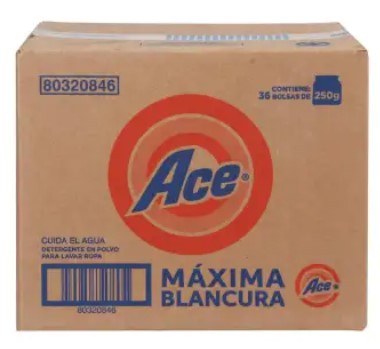 Caja Detergente Ace 250G/36P