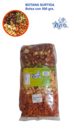 EL TIGRE BOTANA SURTIDA 20/500 GRS - SCG