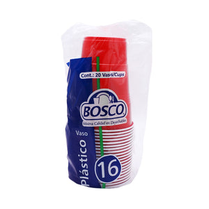 Caja Vaso Bicolor Bosco No.16 25P/20V