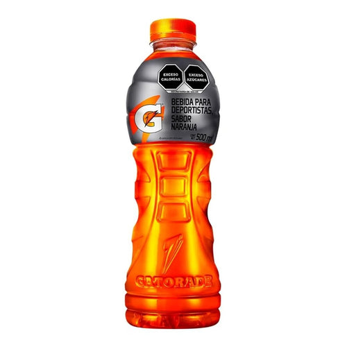 Caja bebida Gatorade botella naranjada 500M/6P - SCG