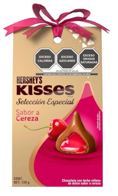 Caja Chocolate Hersheys Kisses Cereza 6E/120G