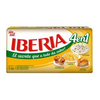 Margarina Iberia sin sal 1K - ZK