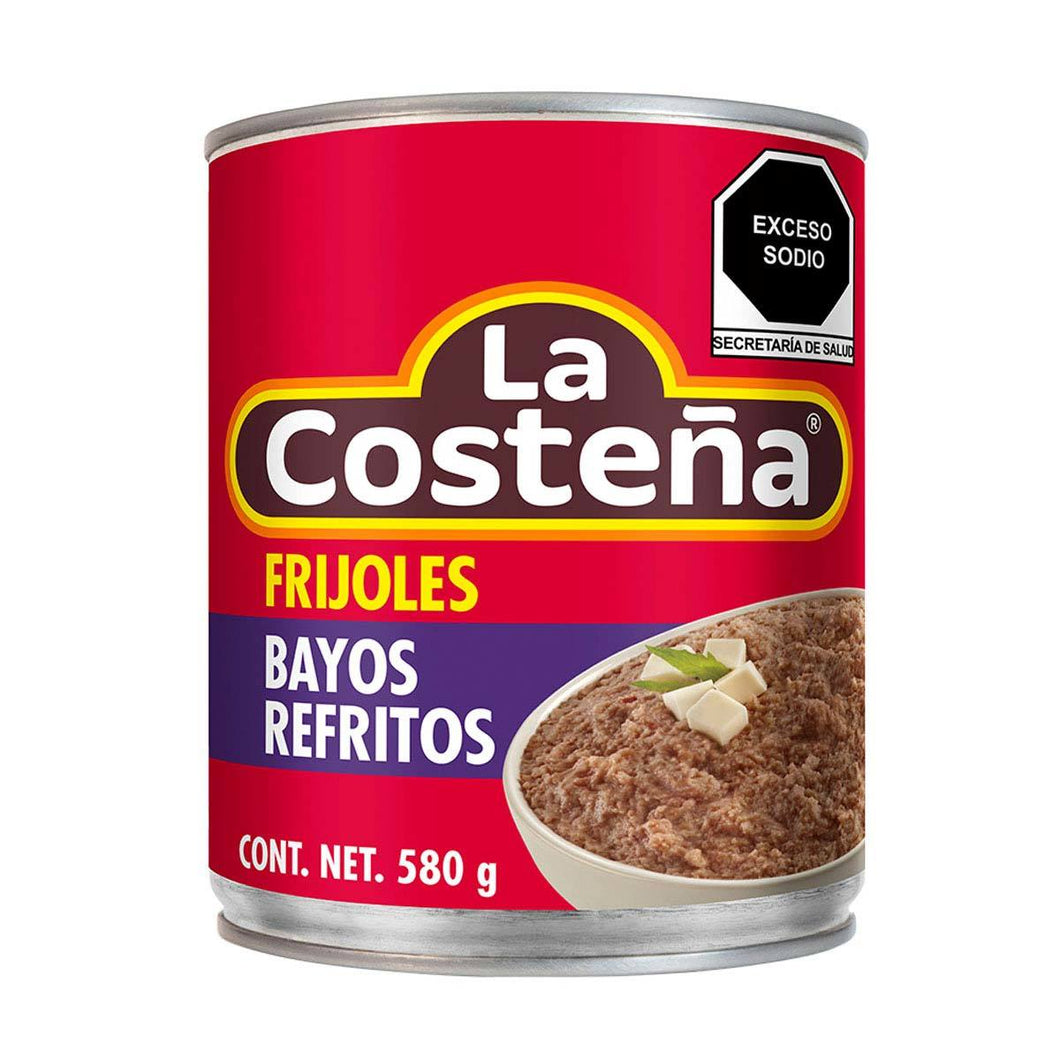 Caja Frijoles refritos bayos 12p/580g