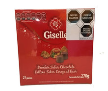 Cargar imagen en el visor de la galería, Caja chocolate Giselle cereza 10B/27P