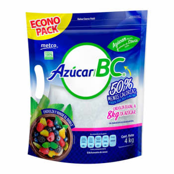 Azúcar Metco BC Baja en Calorías 4 kg-ZK