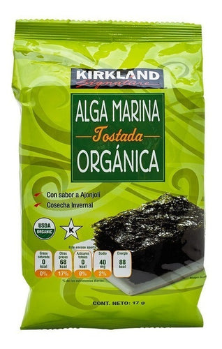 Alga Marina Kirkland Signature Orgánica Tostada 10P - KOZ