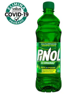 Multilimpiador Desinfectante Pinol El Original 15P de 500M c/u - ZK