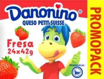 Danonino Queso Petit Sabor Fresa 24P/42G - ZK
