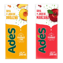 Cargar imagen en el visor de la galería, Bebida de Soya Ades Sabores Surtidos 40P/200M - ZK
