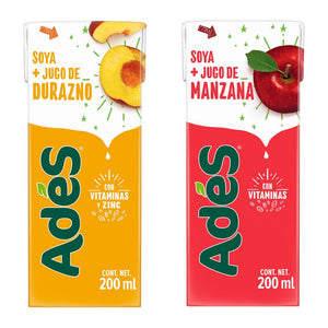 Bebida de Soya Ades Sabores Surtidos 40P/200M - ZK