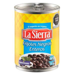 Caja Frijol Negro Entero La Sierra 560G/12P