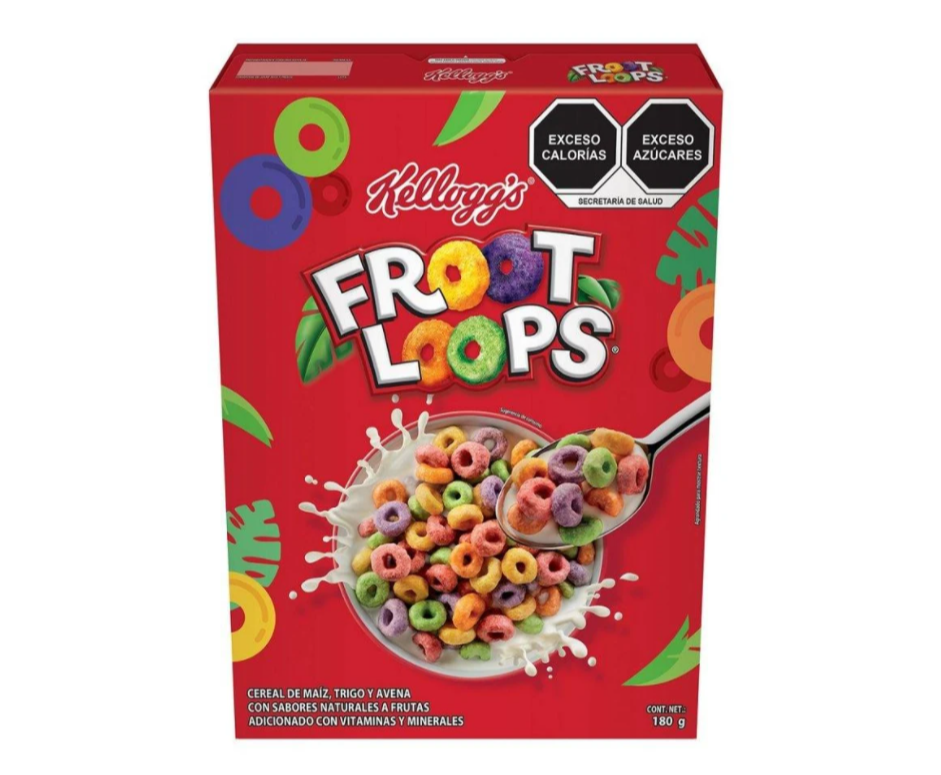 Caja cereal Froot Loops 180G/28P