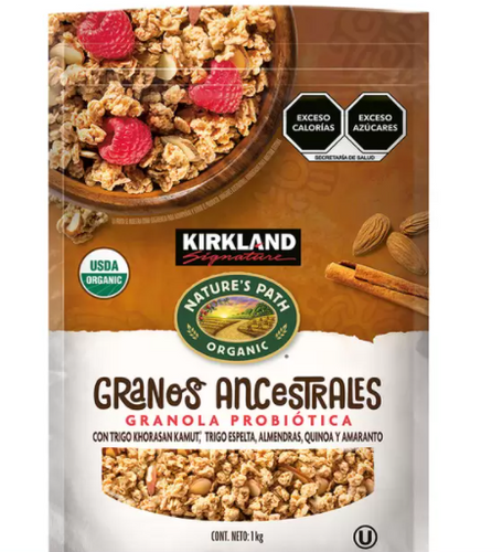 Kirkland Signature Granola Orgánica Granos Ancestrales 1 kg - KOZ