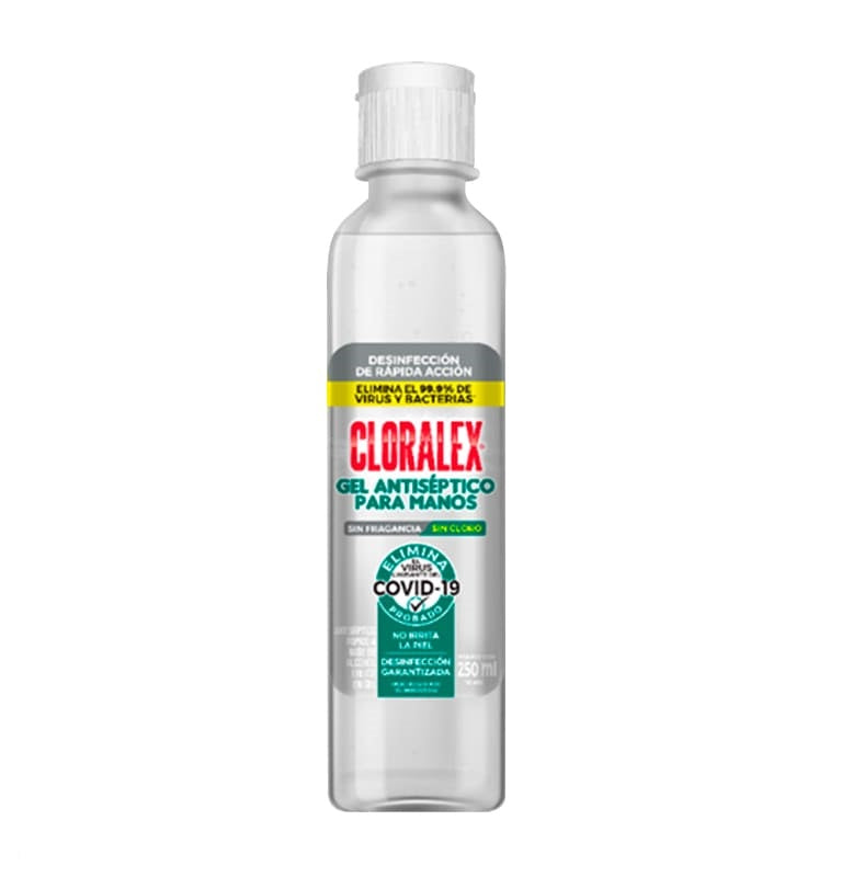 Caja Cloralex Gel Desinfectante 250M/12P