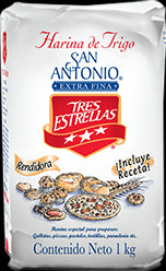 Paquete Harina de Trigo Tres Estrellas 1K/10P - SCG