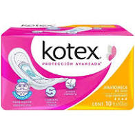 Caja toalla femenina Kotex clásica anatómica S/A 12C/10P/70018 - SCG
