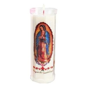 Media Caja Veladora Semanal Virgen de Guadalupe 6P