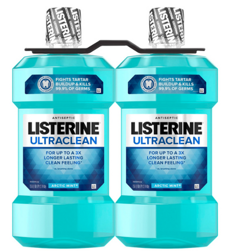 Listerine Ultraclean, enjuage bucal 2P/1.5L - KOZ