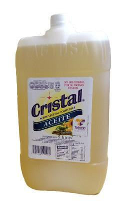 Aceite vegetal Cristal de 5 litros - Aceites, Grasas y Derivados-Aceites-Aceites, Grasas y Derivados-MayoreoTotal