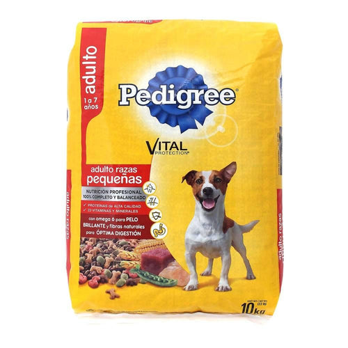 Bulto alimento para perro Pedigree razas pequeñas en croquetas de 10 kilos - Effem-Mascotas-Effem-MayoreoTotal