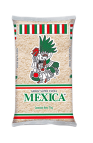 Bulto arroz grueso largo Mexica de 1 kilo en 10 piezas - Mexica-Arroz-MayoreoTotal-MayoreoTotal