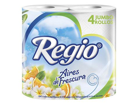 Bulto papel higiénico Regio aires de frescura de 32 rollos en 3 paquetes - SCA-Higienico-SCA-MayoreoTotal
