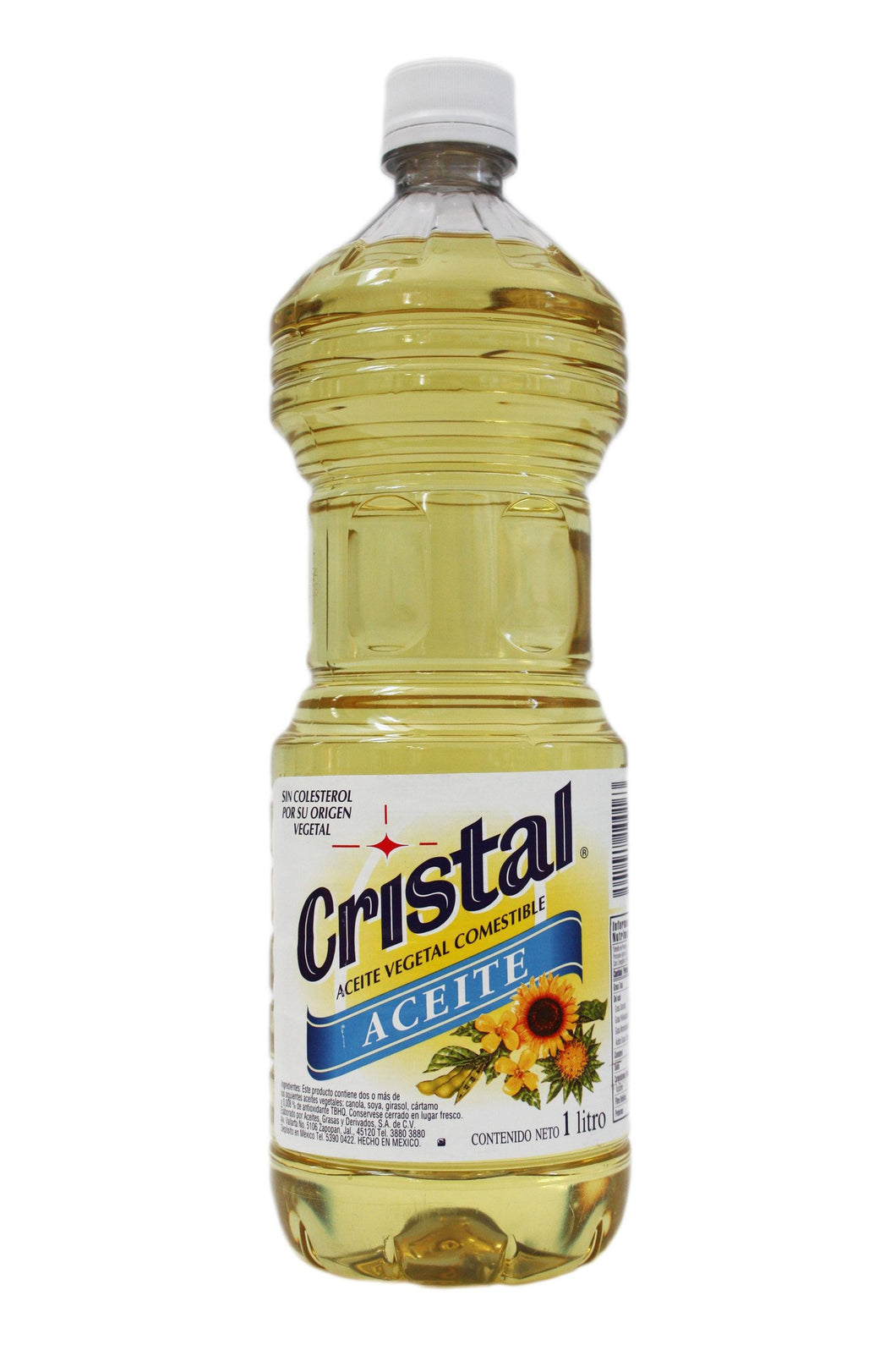 Caja de aceite Cristal de 1 litro con 12 botellas - Aceites, Grasas y Derivados-Aceites-Aceites, Grasas y Derivados-MayoreoTotal