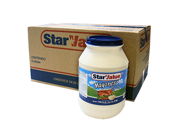 Caja aderezo mayonesa Star Value de 3.5 litros en 6 piezas-Mayonesas-MayoreoTotal-MayoreoTotal