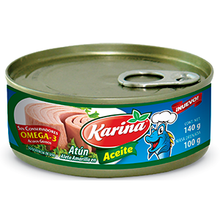 Cargar imagen en el visor de la galería, Caja atún en aceite Karina de 140 grs en 24 piezas - Maxima-Atún y Sardina-Maxima-MayoreoTotal