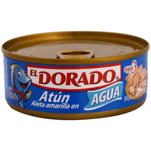 Caja atún en agua Dorado de 140 grs en 48 piezas - Pinsa-Atún y Sardina-Pinsa-MayoreoTotal