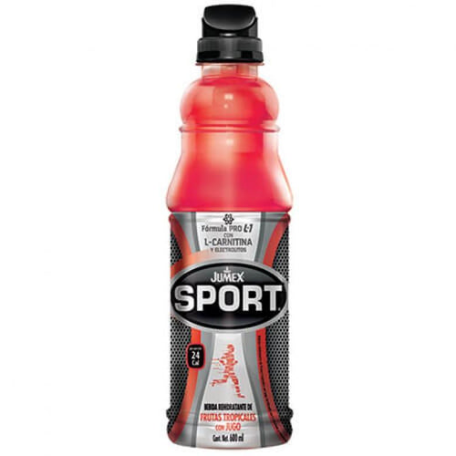 Caja bebida Jumex Sport sabor tropical de 600 ml con 12 piezas - Jumex-Bebidas-Jumex-MayoreoTotal