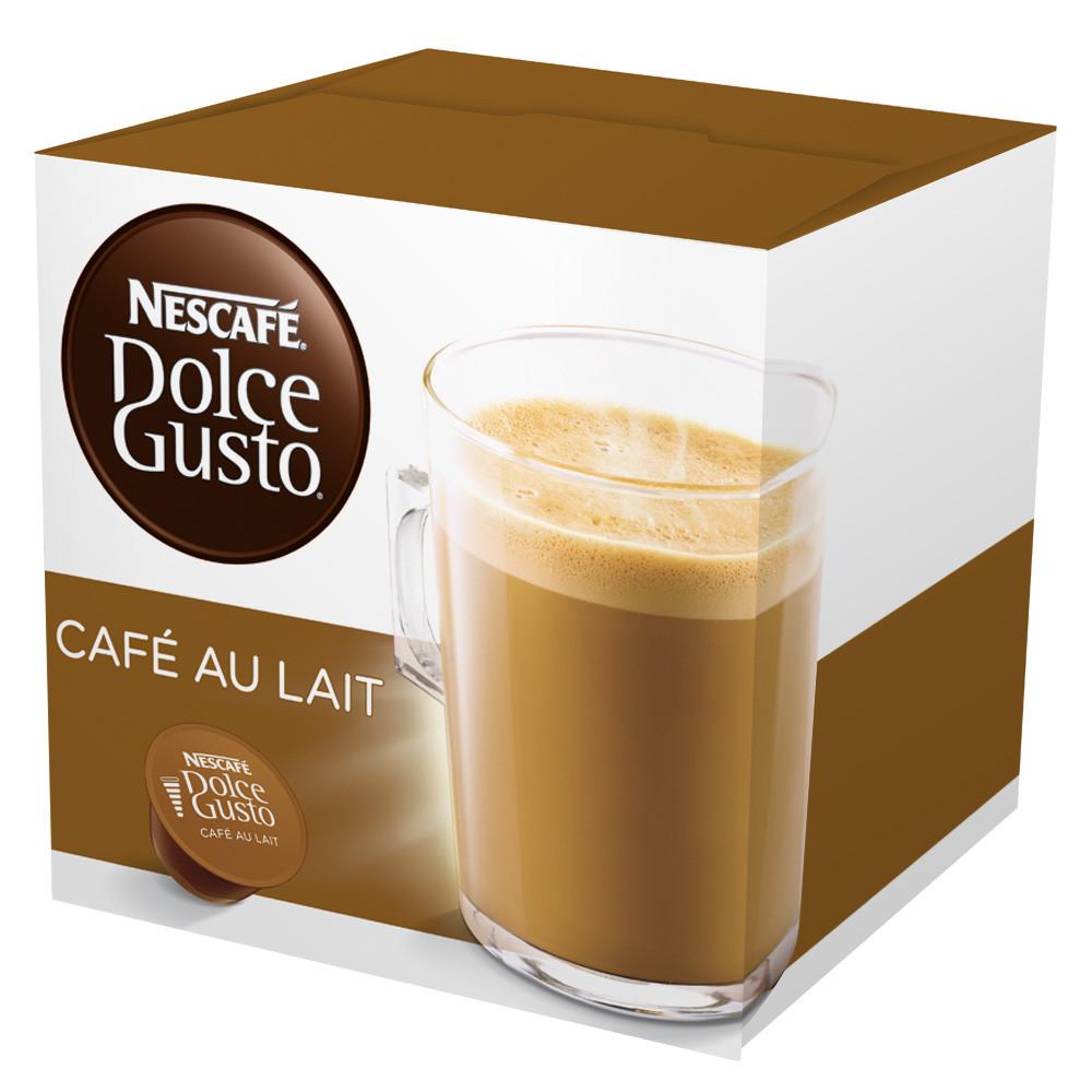 Caja café Dolce Gusto Au Lait de 160 grs en 16 capsulas con 3 paquetes - Nestlé-Cafe-Nestlé-MayoreoTotal