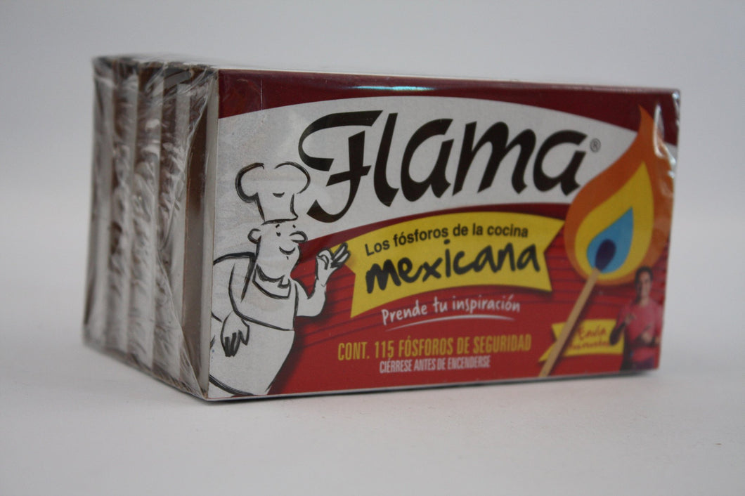 Caja Cerillo Flama de 5 cajas con 50 paquetes - La Central-Cerillos-La Central-7501232001306C-MayoreoTotal