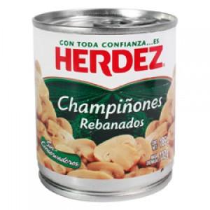 Caja champiñon rebanado de 186 grs con 24 piezas - Herdez-Enlatados-Herdez-MayoreoTotal