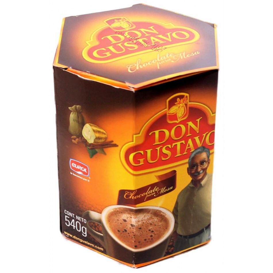 Caja Chocolate Don Gustavo de 540 grs en 12 piezas - Don Gustavo-Chocolates-Don Gustavo-MayoreoTotal