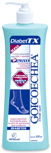 Caja Crema Goicochea Diabetx Hidratante de 400 ml con 10 Piezas - Genomma Lab-Cremas Corporales y Faciales-Genomma Lab-MayoreoTotal