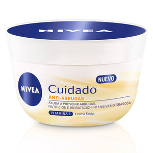 Caja Crema Nivea Cuidado Anti-Arrugas de 200 grs con 12 piezas - Beiersdorf-Cremas Corporales y Faciales-Beierdorf-MayoreoTotal