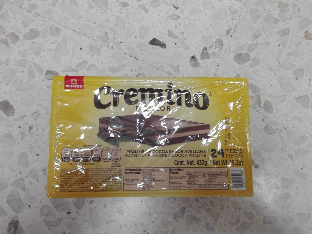 Caja Cremino Bicolor Nutresa en 16 paquetes de 24 piezas - Nutresa-Chocolates-Nutresa-MayoreoTotal