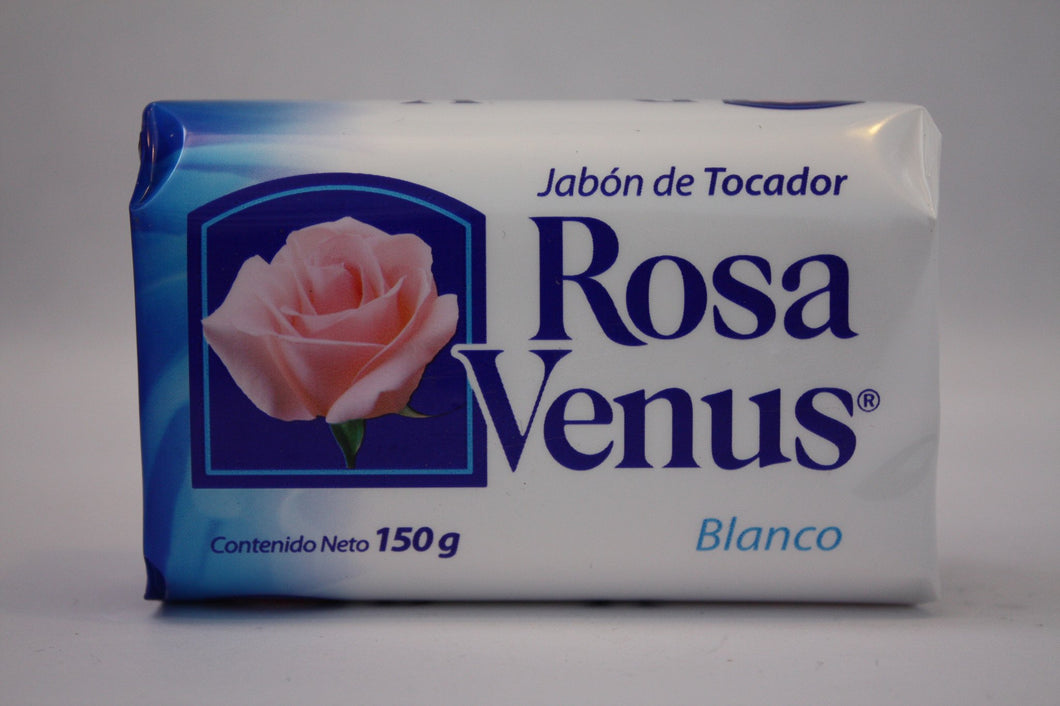Caja de Jabón de Tocador Rosa Venus Blanco de 150 grs con 40 piezas - Fabrica de Jabón La Corona-Jabones-La Corona-7501026006814C-MayoreoTotal